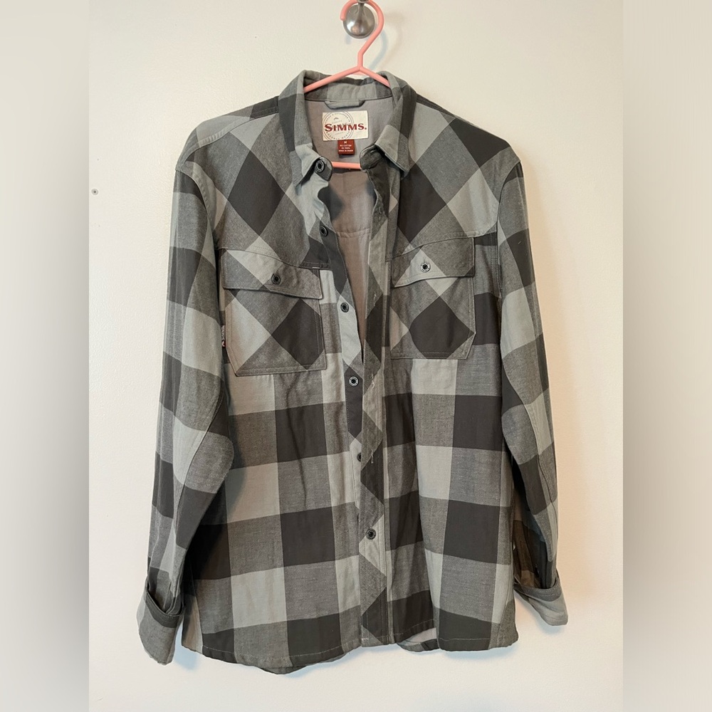 Simms cotton wool flannel. Vintage.